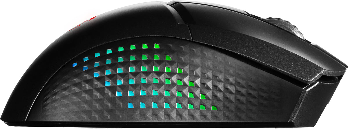 MSI CLUTCH GM51 LIGHTWEIGHT WIRELESS Maus Gaming rechts RF Wireless + Bluetooth + USB Type-C Optisch 26000 DPI