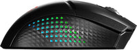 MSI CLUTCH GM51 LIGHTWEIGHT WIRELESS Maus Gaming rechts RF Wireless + Bluetooth + USB Type-C Optisch 26000 DPI