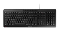 CHERRY STREAM Tastatur Heimbüro USB QWERTY Portuguesisch Schwarz, Grau