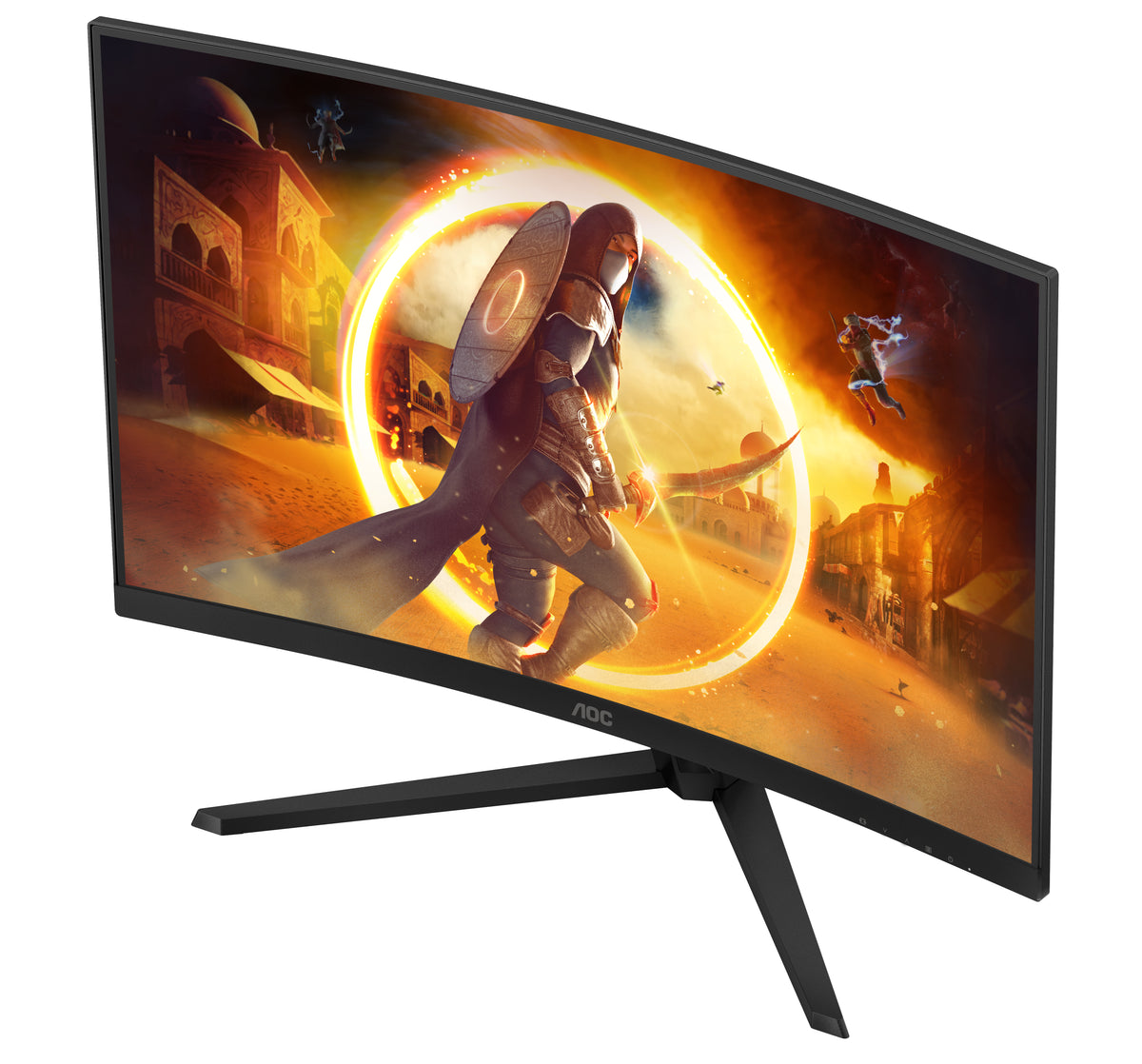 AOC G4 CQ32G4VE Computerbildschirm 80 cm (31.5") 2560 x 1440 Pixel Quad HD LCD Schwarz, Grau