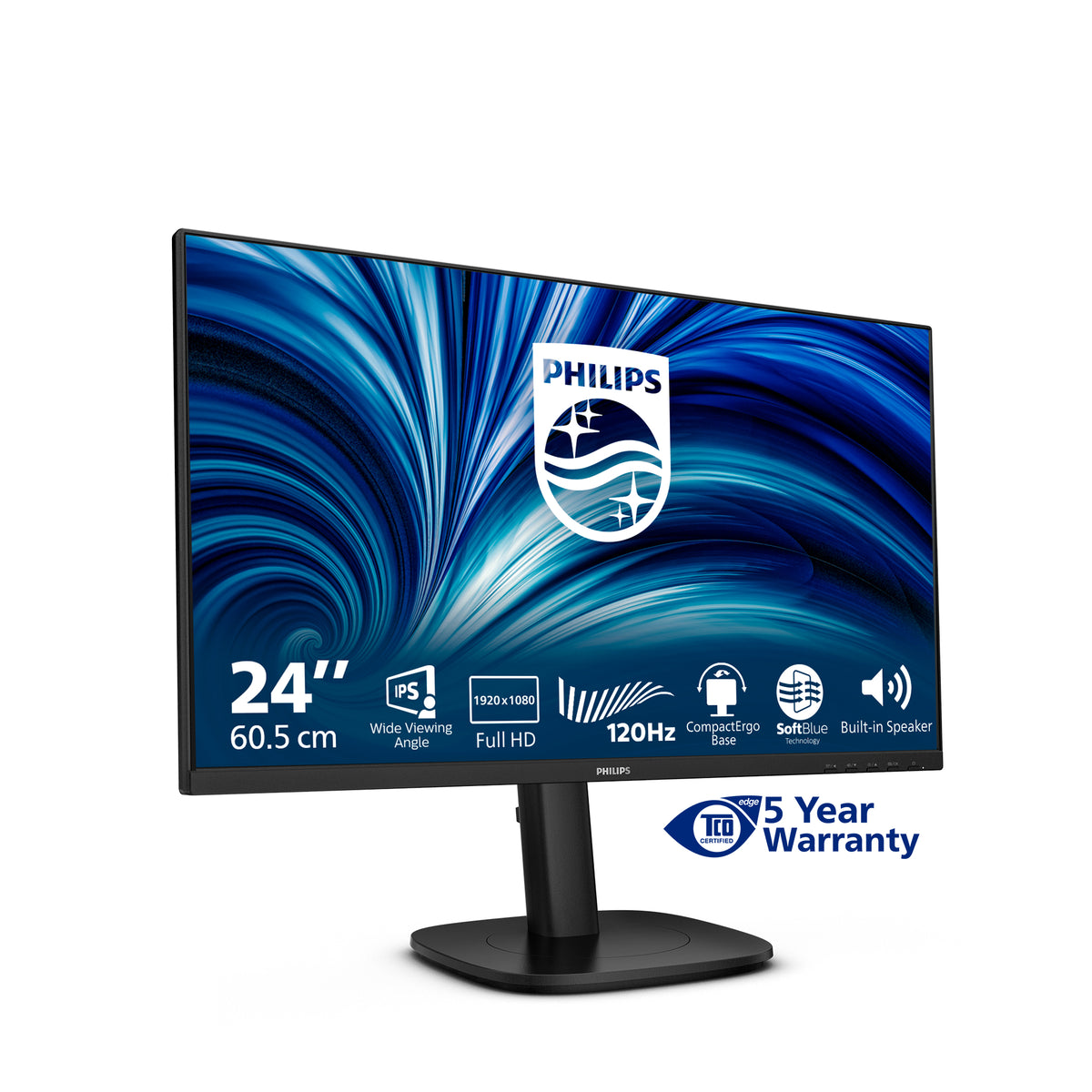 Philips 3000 series 24B2N3200J/00 Computerbildschirm 60,5 cm (23.8") 1920 x 1080 Pixel Full HD LCD Schwarz