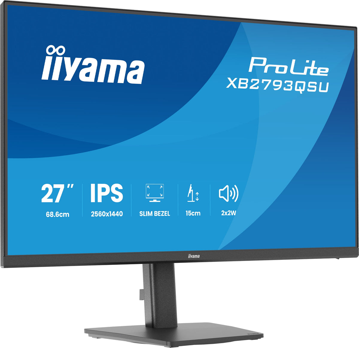 iiyama ProLite XB2793QSU-B1 Computerbildschirm 68,6 cm (27") 2560 x 1440 Pixel Quad HD LED Schwarz