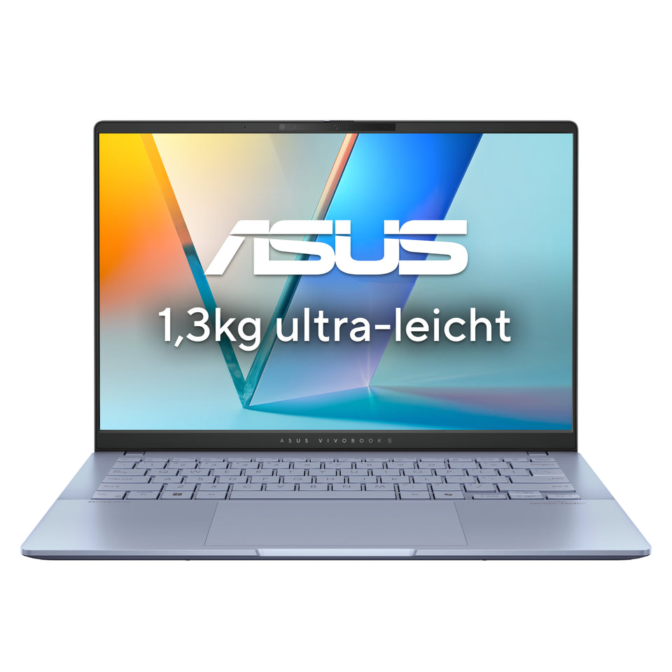 ASUS Vivobook S14 OLED S5406SA-QD004W Copilot+ PC Intel Core Ultra 5 226V Laptop 35,6 cm (14") WUXGA 16 GB LPDDR5x-SDRAM 512 GB SSD Wi-Fi 7 (802.11be) Windows 11 Home Blau