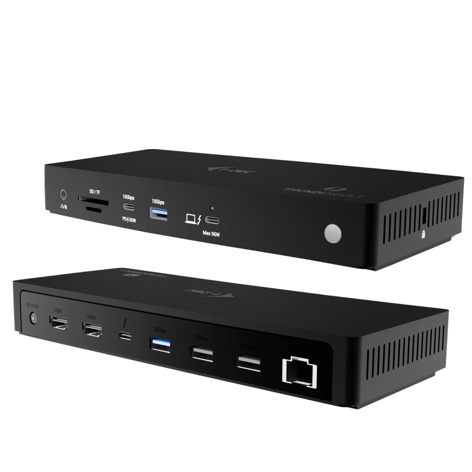 i-tec Station d'Accueil Triple Écran Thunderbolt 4 + Power Delivery 96W