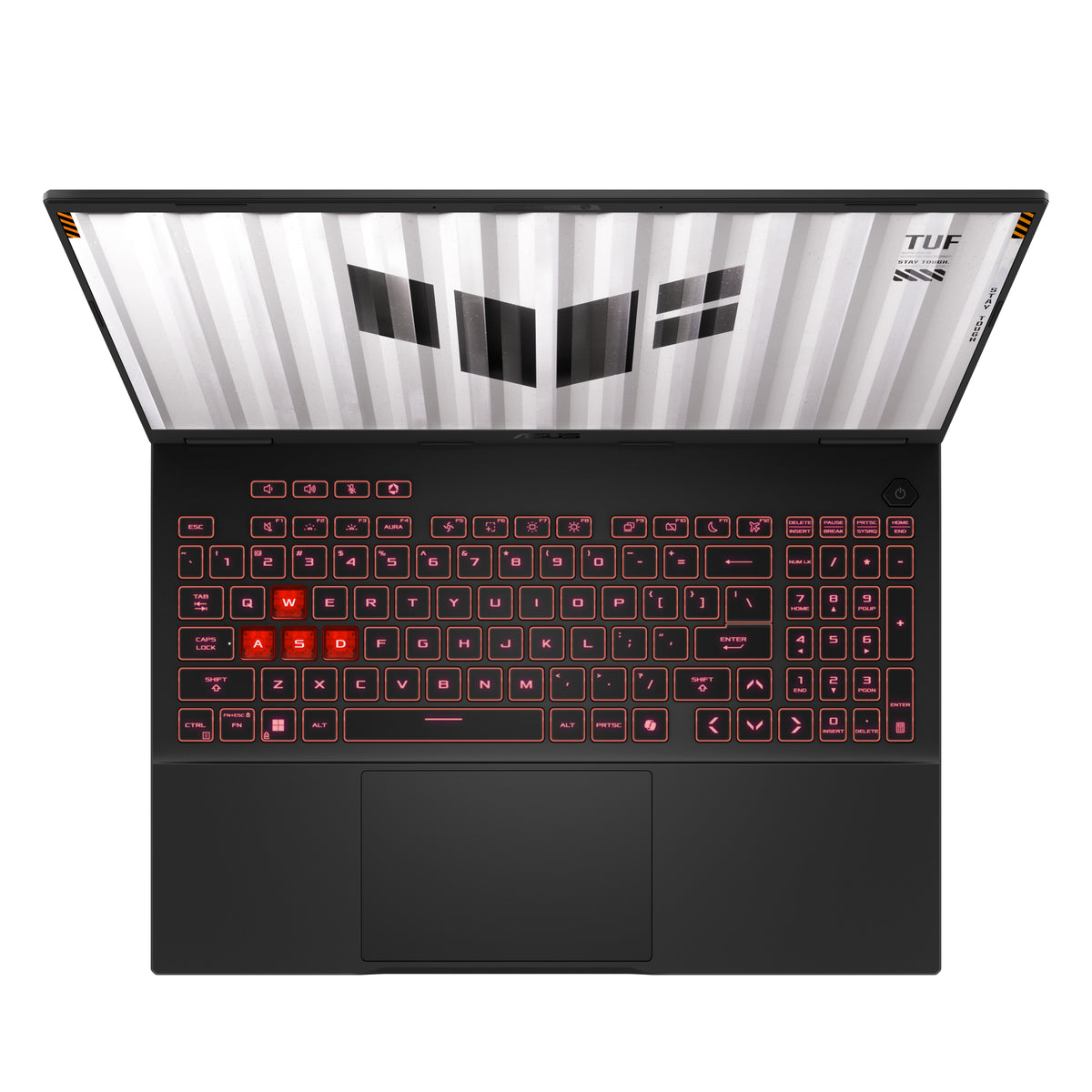 ASUS TUF Gaming A16 FA608WI-QT010W AMD Ryzen AI 9 370 Laptop 40,6 cm (16") WQXGA 16 GB LPDDR5x-SDRAM 1 TB SSD NVIDIA GeForce RTX 4070 Wi-Fi 6E (802.11ax) Windows 11 Home Deutsch Schwarz, Grau