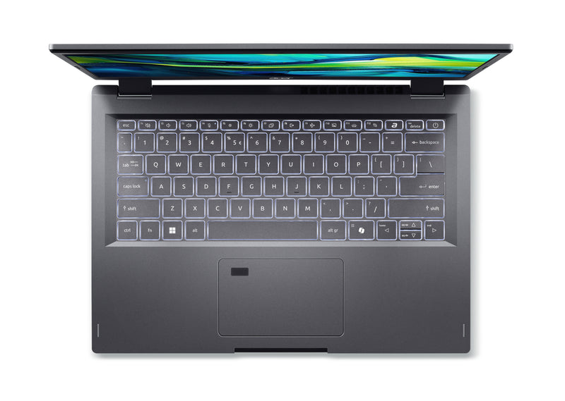 Acer Aspire A14-51M-745A Intel Core 7 150U Laptop 35,6 cm (14") WUXGA 16 GB LPDDR5-SDRAM 1 TB SSD Wi-Fi 6E (802.11ax) Windows 11 Home Grau