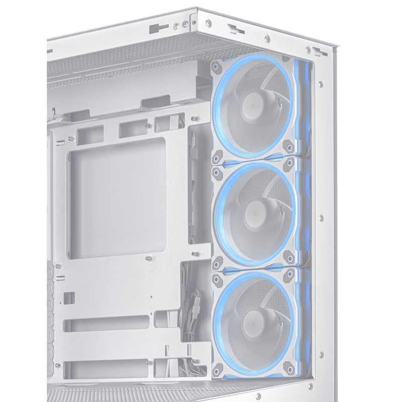 ASUS A31 Plus TG ARGB WHITE Midi Tower Weiß