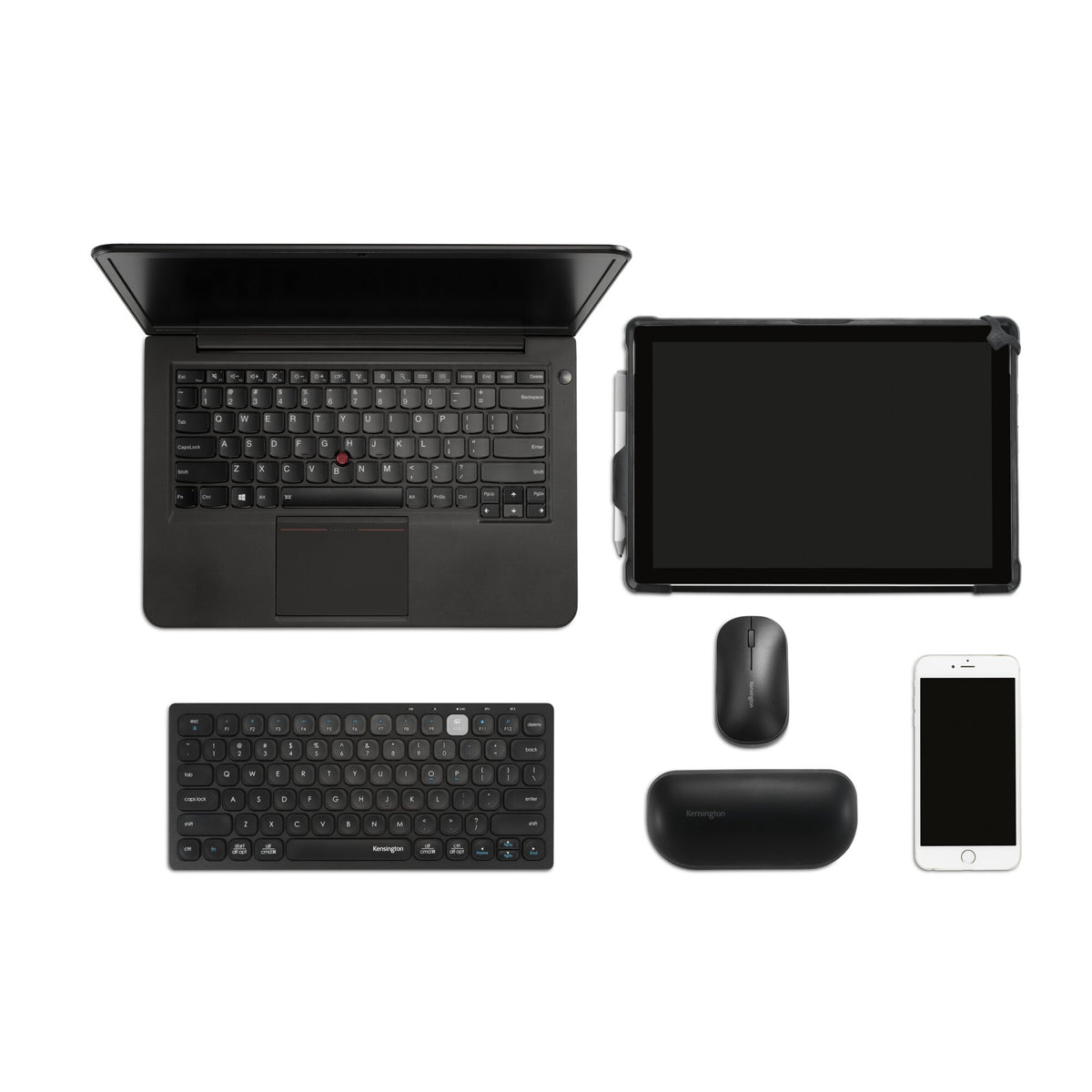 Kensington K75502DE Tastatur Universal Bluetooth QWERTY Deutsch Schwarz