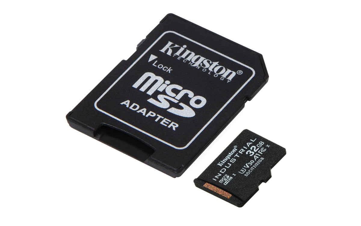Kingston Technology 32GB microSDHC Industrial C10 A1 pSLC Karte + SD-Adapter