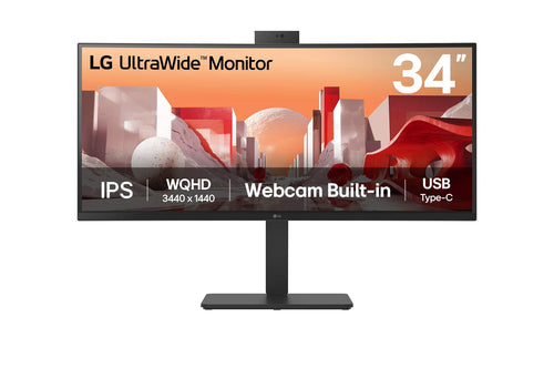 LG 34BA85QE-B Computerbildschirm 86,4 cm (34") 3440 x 1440 Pixel Wide Quad HD LCD Schwarz