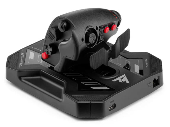 Thrustmaster Sol-R 4 HOTAS Schwarz USB Joystick + Motorsteuerungshebel Analog / Digital PC