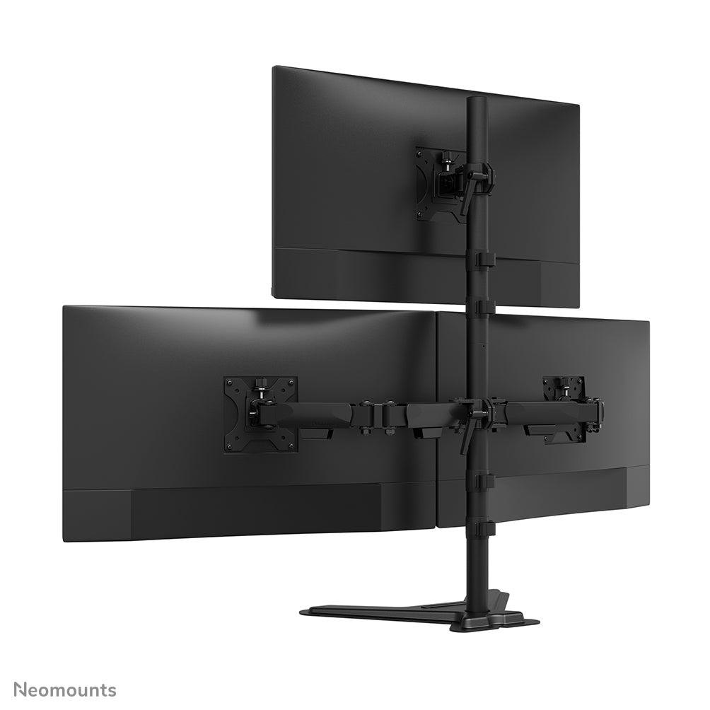 Neomounts DS45-600BL2-1 Monitorständer für drei Bildschirme 10-32"