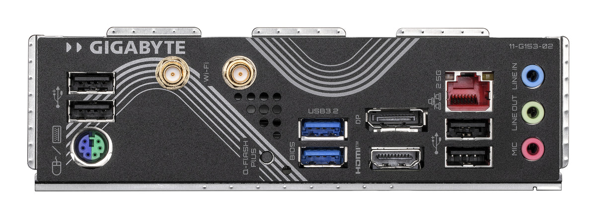 GIGABYTE B840M EAGLE WIFI6 Mainboard – AMD Ryzen 9000 Prozessoren, 5+2+2 Phasen VRM, bis zu 7600 MHz DDR5 (O.C.), 1 x M.2 PCIe 4.0 + 1 x M.2 PCIe 3.0, Wi-Fi 6, 2.5 GbE LAN, USB 3.2 Gen 1