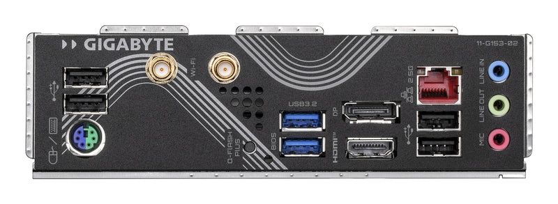 GIGABYTE B840M EAGLE WIFI6 Mainboard – AMD Ryzen 9000 Prozessoren, 5+2+2 Phasen VRM, bis zu 7600 MHz DDR5 (O.C.), 1 x M.2 PCIe 4.0 + 1 x M.2 PCIe 3.0, Wi-Fi 6, 2.5 GbE LAN, USB 3.2 Gen 1