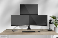 Neomounts DS60-600BL2-1 Monitorarm für drei Bildschirme 10-32"