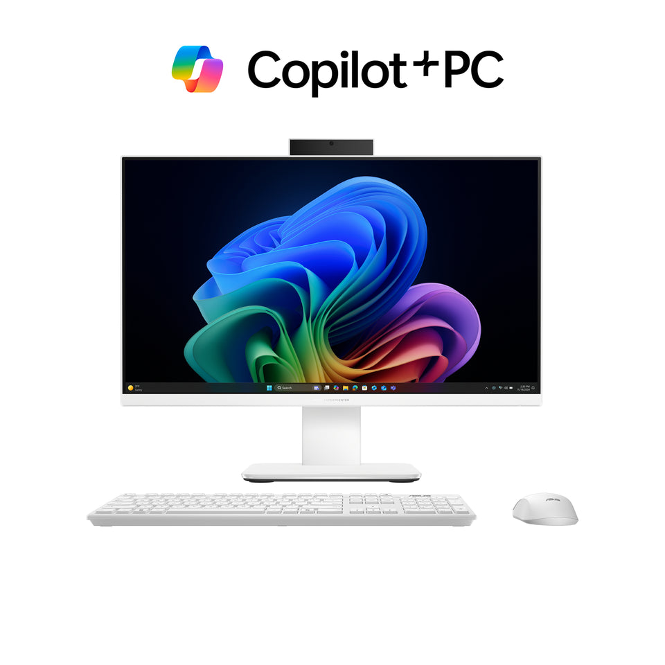ASUS ExpertCenter P600 AiO PM640KA Copilot+ PC AMD Ryzen AI 5 330 60,5 cm (23.8") 1920 x 1080 Pixel All-in-One-PC 16 GB DDR5-SDRAM 512 GB SSD Windows 11 Home Wi-Fi 6 (802.11ax) Weiß