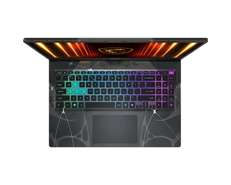 MSI Cyborg 15 B2RWFKG-401 Intel Core 7 240H Laptop 39,6 cm (15.6") Full HD 16 GB DDR5-SDRAM 512 GB SSD NVIDIA GeForce RTX 5060 Laptop GPU Wi-Fi 6E (802.11ax) Windows 11 Home Schwarz