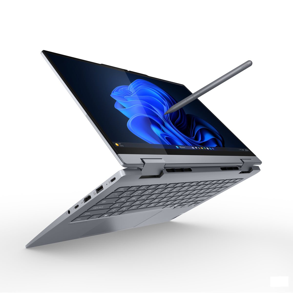 Lenovo ThinkBook 14 2-in-1 G5 IAU Intel Core Ultra 7 255U Hybrid (2-in-1) 35,6 cm (14") Touchscreen WUXGA 32 GB DDR5-SDRAM 1 TB SSD Wi-Fi 6E (802.11ax) Windows 11 Pro Grau Deutsch