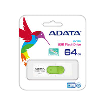 ADATA UV320 USB-Stick 64 GB USB Typ-A 3.2 Gen 1 (3.1 Gen 1) Grün, Weiß