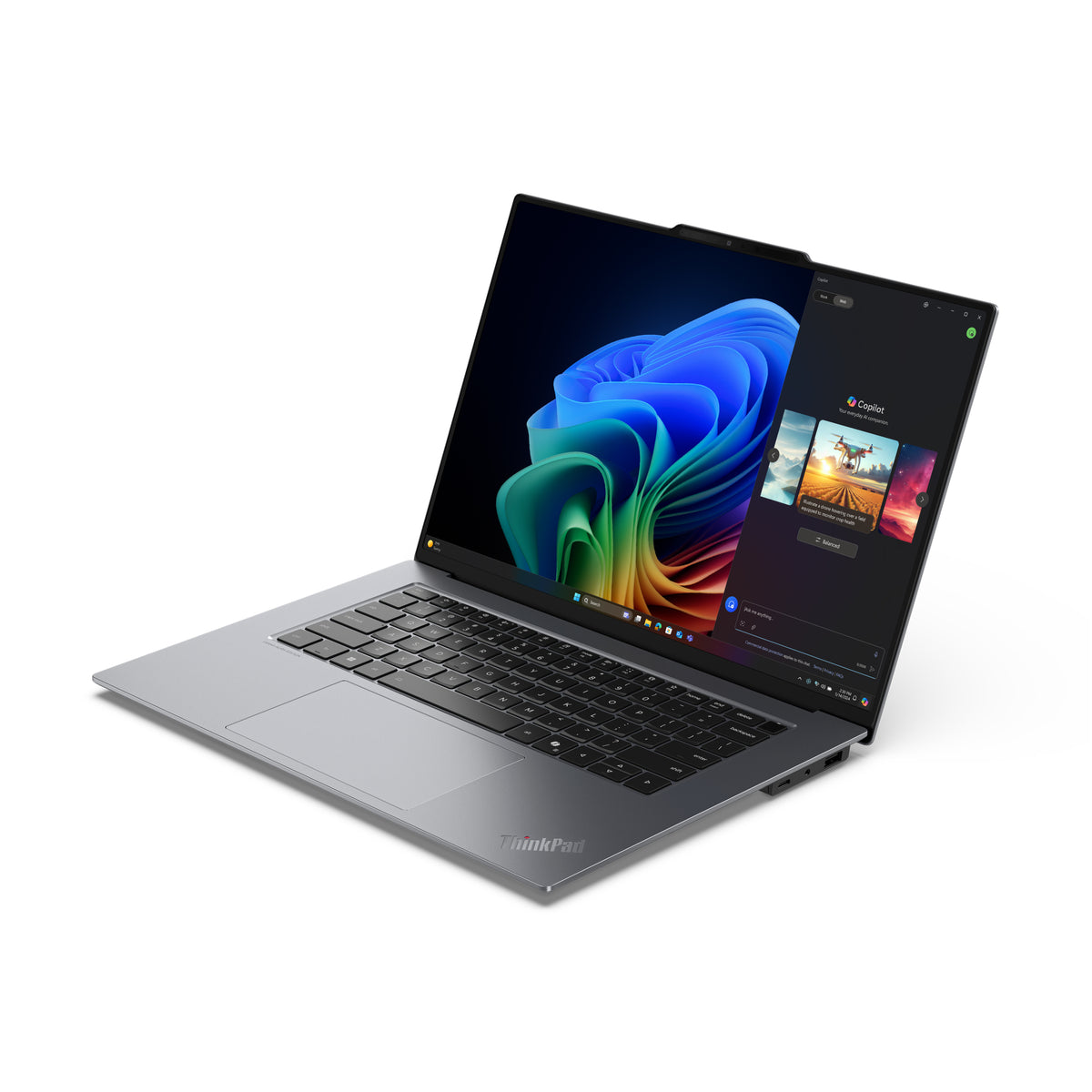 Lenovo ThinkPad X9-15 Gen 1 Copilot+ PC Intel Core Ultra 7 258V Laptop 38,9 cm (15.3") Touchscreen 2.8K 32 GB LPDDR5x-SDRAM 1 TB SSD Wi-Fi 7 (802.11be) Windows 11 Pro Deutsch Grau
