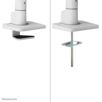 Neomounts DS75S-950WH2 Monitorarm 17-32" - Gasfeder - Topfix - 180°-Stopp