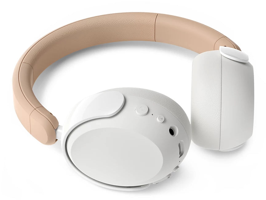 Philips 5000 series TAK5500AL/00 Kopfhörer & Headset Verkabelt & Kabellos Kopfband Anrufe/Musik Bluetooth Bernstein, Weiß