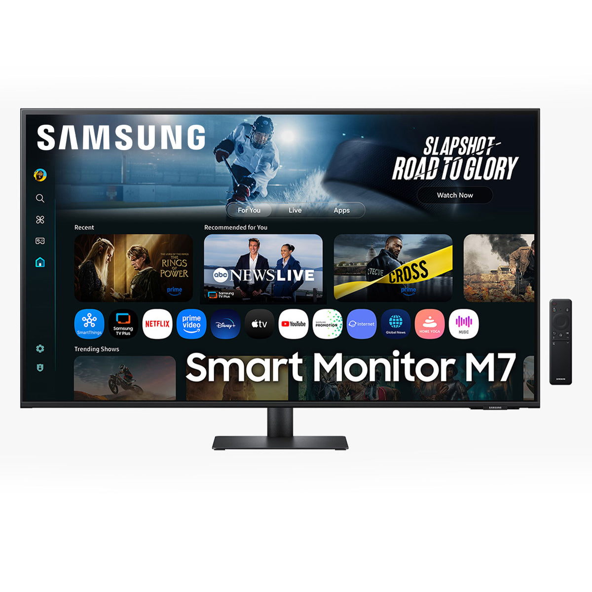 Samsung M7 M70F Computerbildschirm 109,2 cm (43") 3840 x 2160 Pixel 4K Ultra HD LCD Schwarz