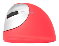 R-Go Tools R-Go HE Sport, Ergonomische Maus, Mittel (Handlänge 165-185mm), linkshändig, Bluetooth, Rot
