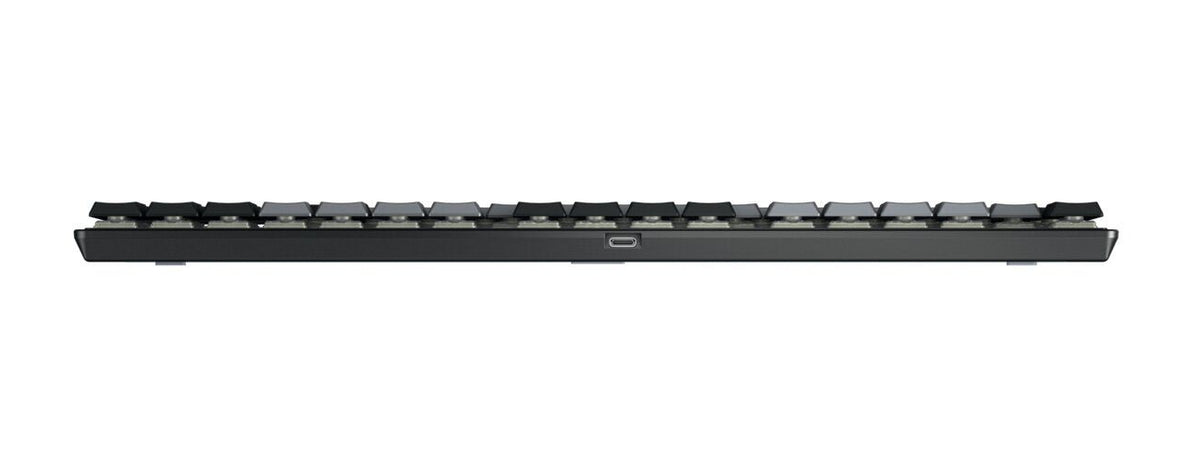 CHERRY KC 500 MX LP TKL Tastatur Heimbüro USB QWERTZ Deutsch Schwarz, Grau