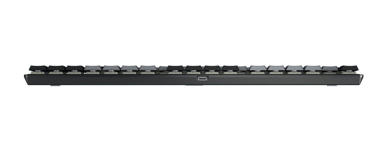 CHERRY KC 500 MX LP TKL Tastatur Heimbüro USB QWERTZ Deutsch Schwarz, Grau