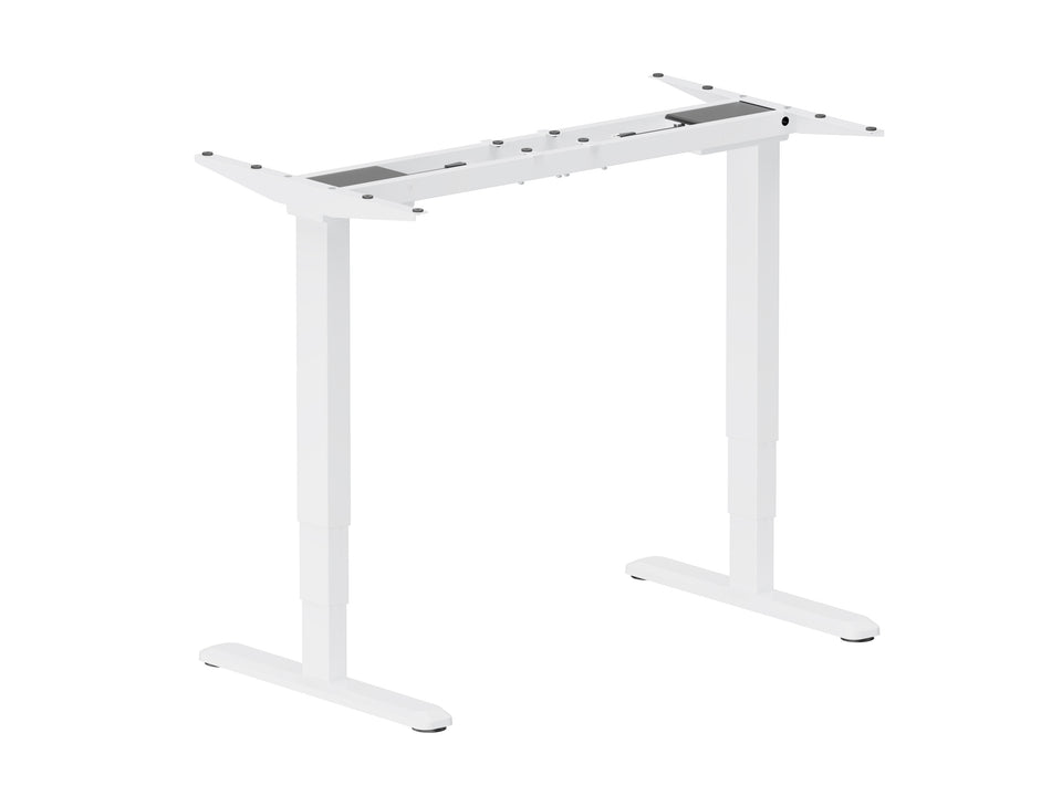 Structure de bureau électrique réglable en hauteur ERGO, blanc