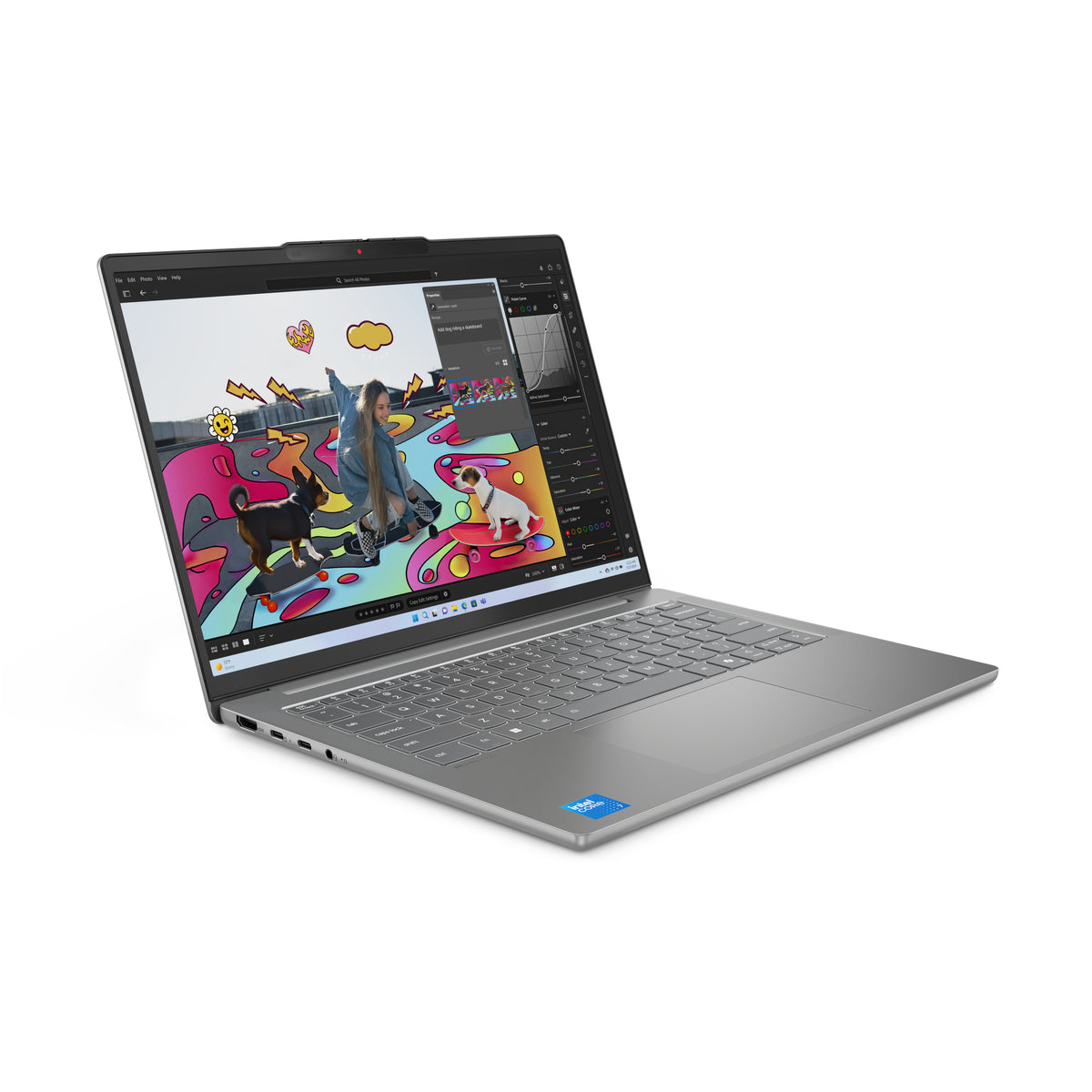 Lenovo IdeaPad Slim 5 14AKP10 Copilot+ PC AMD Ryzen AI 5 330 Laptop 35,6 cm (14") WUXGA 16 GB DDR5-SDRAM 512 GB SSD Wi-Fi 7 (802.11be) Windows 11 Home Grau Deutsch