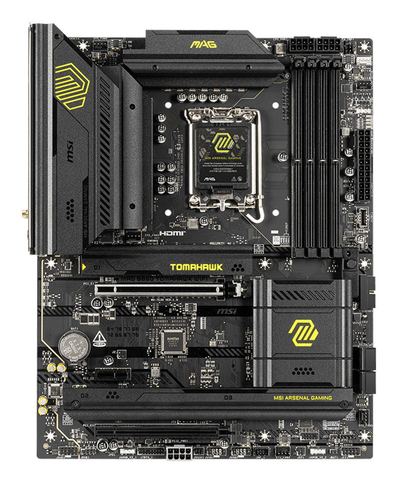 MSI MAG B860 TOMAHAWK WIFI Motherboard Intel B860 LGA 1851 (Socket V1) ATX
