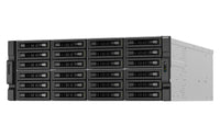 QNAP TS-H3087XU-RP NAS Rack (4U) Intel Xeon E E-2378 64 GB DDR4 0 TB QuTS hero Schwarz, Weiß