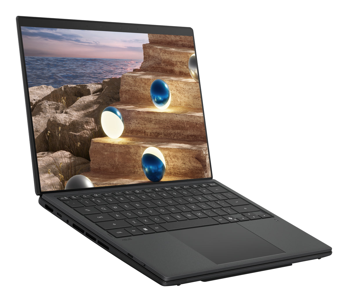 ASUS Zenbook Duo UX8407AA-SN605W Copilot+ PC Intel Core Ultra 9 386H Laptop 35,6 cm (14") Touchscreen 3K 32 GB LPDDR5x-SDRAM 1 TB SSD Wi-Fi 7 (802.11be) Windows 11 Home Grau