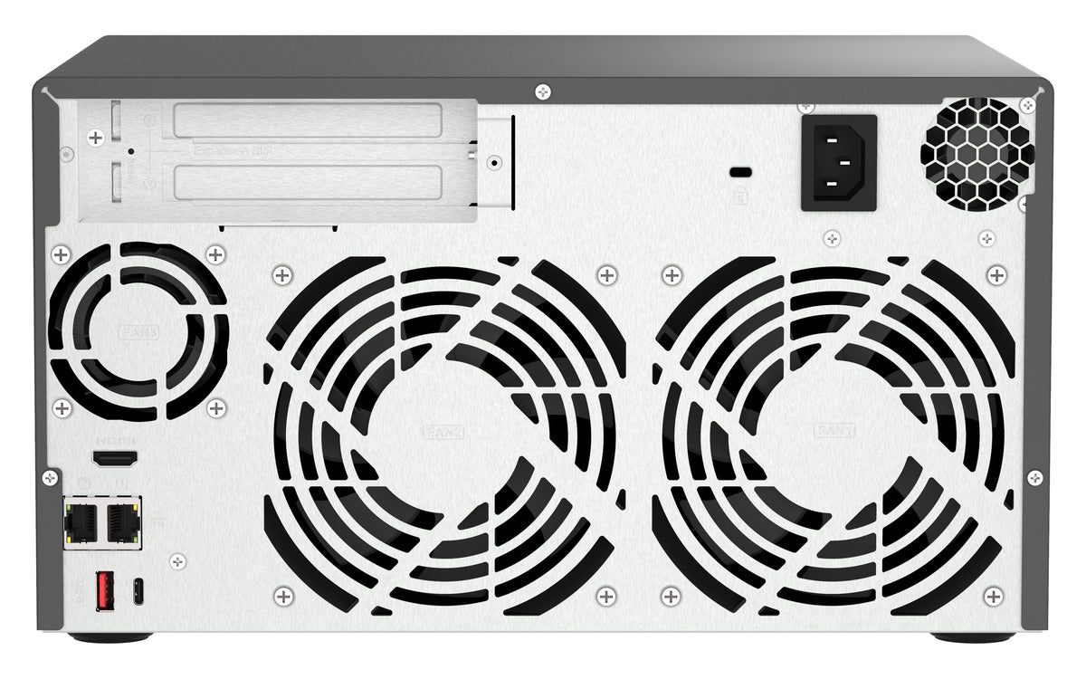 QNAP TVS-h874 NAS Tower Intel® Core™ i7 32 GB DDR4 0 TB QuTS hero Schwarz
