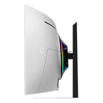 Samsung G95SC Computerbildschirm 124,5 cm (49") 5120 x 1440 Pixel Dual QHD OLED Silber