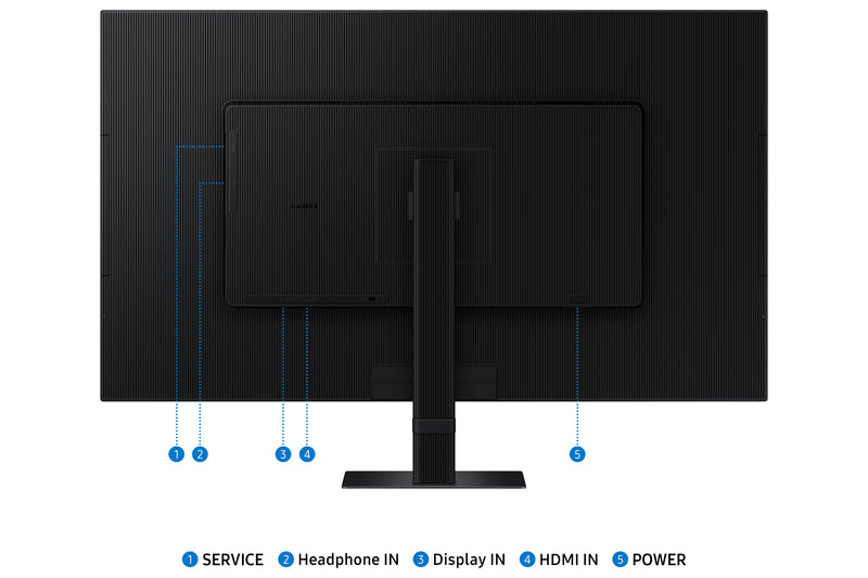 Samsung S70D Computerbildschirm 81,3 cm (32") 3840 x 2160 Pixel 4K Ultra HD LED Schwarz