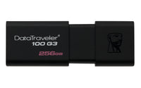 Kingston Technology DataTraveler 100 G3 USB-Stick 256 GB USB Typ-A 3.2 Gen 1 (3.1 Gen 1) Schwarz
