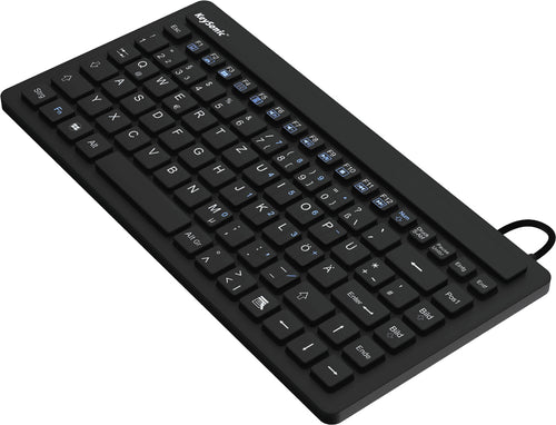 KeySonic KSK-3230IN (US) Mini-Industrie Tastatur, USB, schwarz, wasserdicht IP68