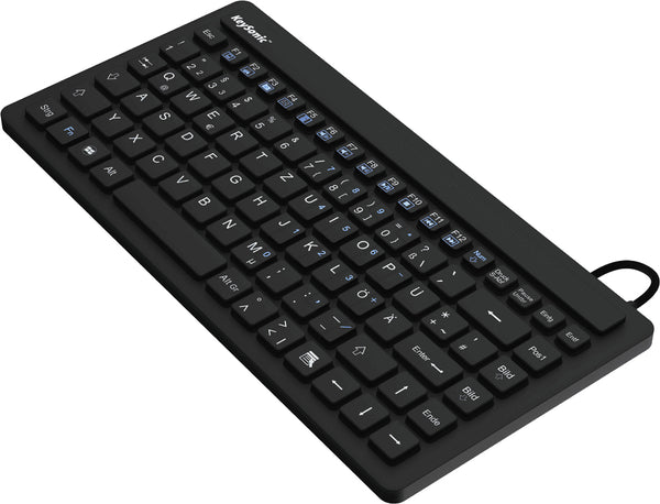 KeySonic KSK-3230IN (US) Mini-Industrie Tastatur, USB, schwarz, wasserdicht IP68