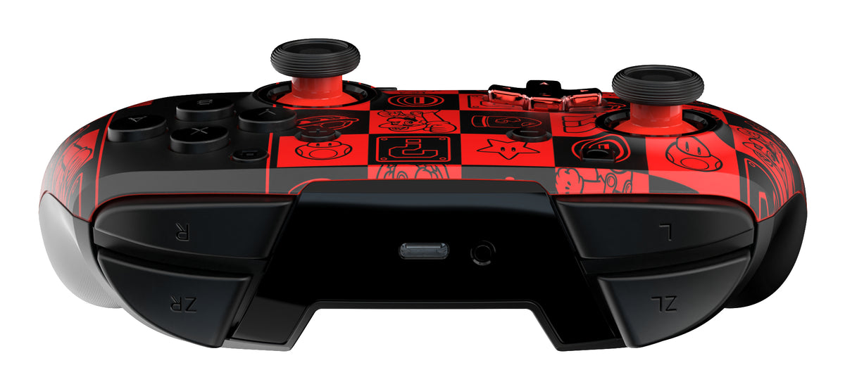 PDP REMATCH GLOW Schwarz, Grün, Rot Gamepad Analog / Digital Nintendo Switch, Nintendo Switch OLED