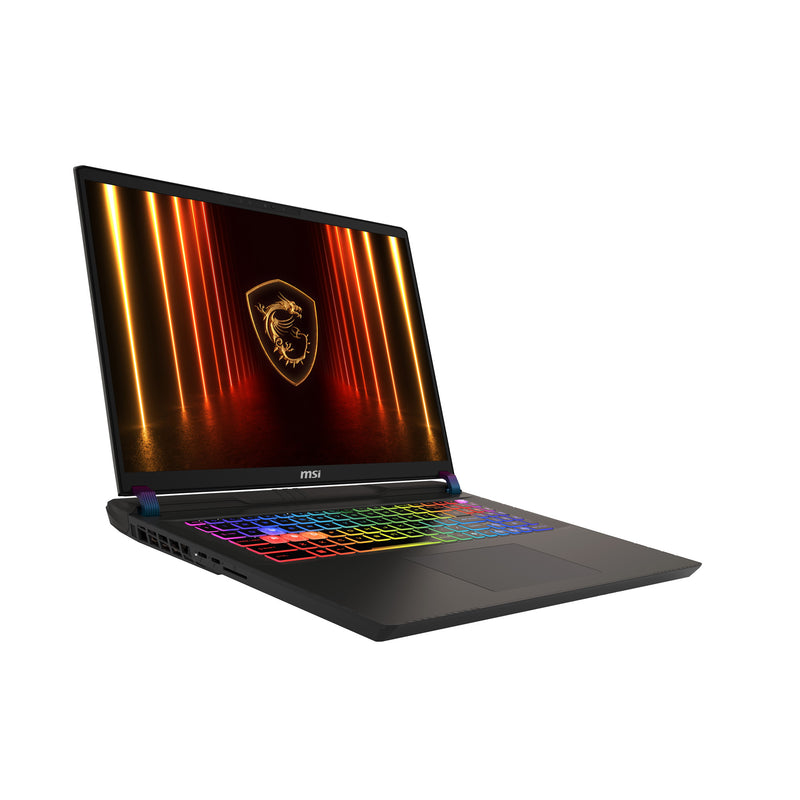 MSI Vector 17 HX AI A2XWIG-040 Intel Core Ultra 9 275HX Laptop 43,2 cm (17") Quad HD+ 32 GB DDR5-SDRAM 2 TB SSD NVIDIA GeForce RTX 5080 Wi-Fi 7 (802.11be) Windows 11 Home Grau