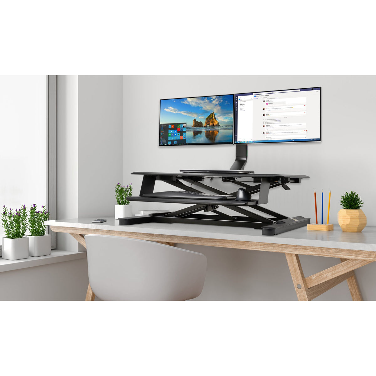 Kensington SmartFit Platzsparender Dual Monitorarm