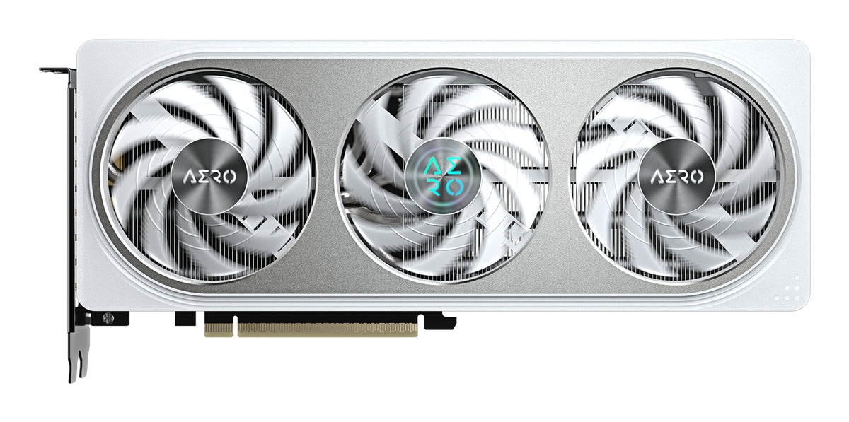 GIGABYTE GeForce RTX 5060 Ti AERO OC 16G Grafikkarte – 16 GB GDDR7, 128 Bit, PCI-E 5.0, 2647MHz Kernfrequenz, 3 x DisplayPort, 1 x HDMI, GV-N506TAERO OC-16GD