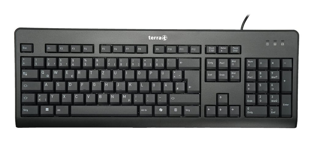 TERRA Keyboard 3500 Corded [FR] USB black/noir baugleich zum Cherry Stream Keyboard JK-8500FR-2