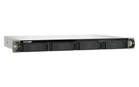QNAP TS-432XeU NAS Rack (1U) 4 GB DDR4 0 TB QNAP QTS Schwarz, Grau