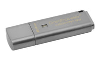 Kingston Technology DataTraveler Locker+ G3 64GB USB-Stick USB Typ-A 3.2 Gen 1 (3.1 Gen 1) Silber