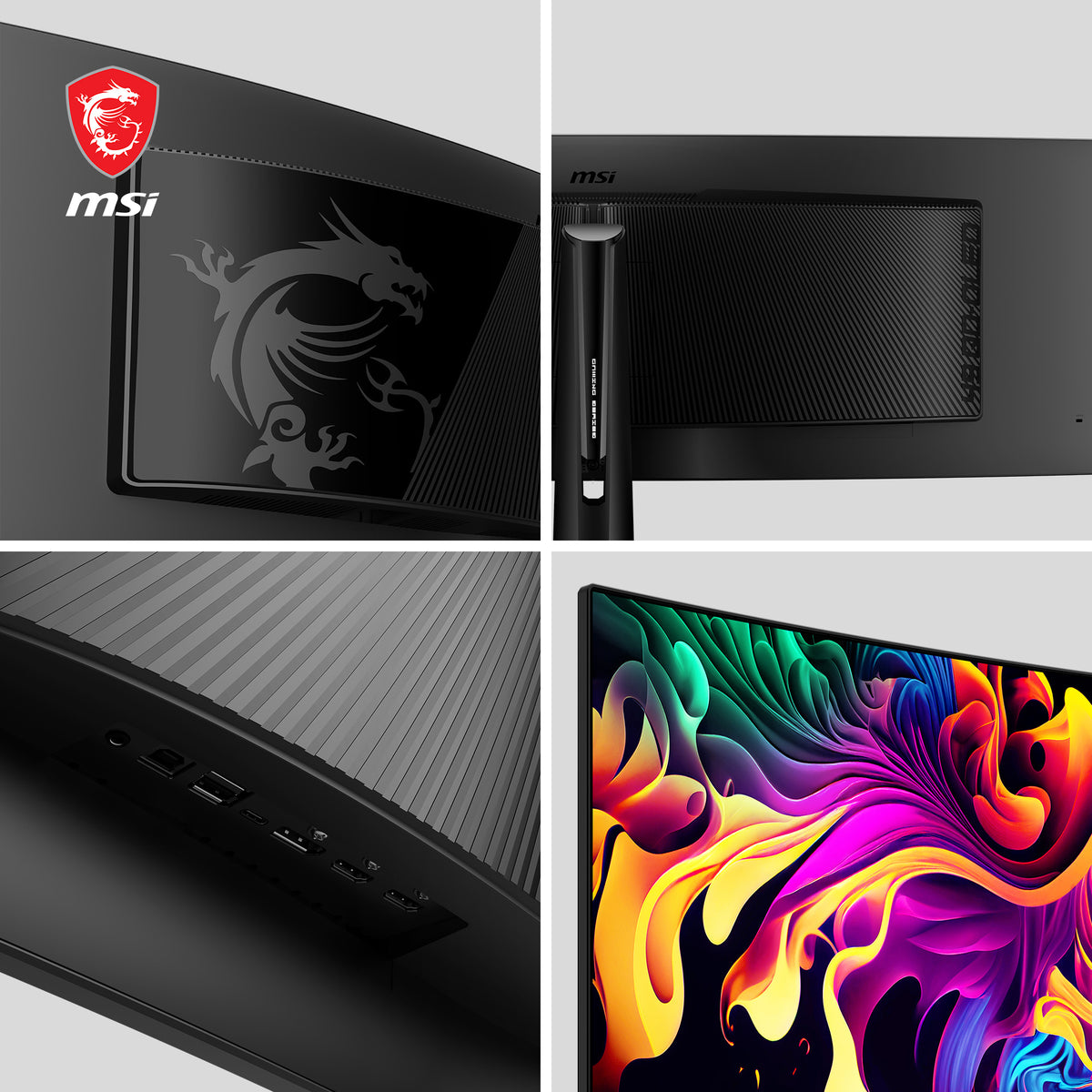 MSI MPG 491CQPDE QD-OLED Computerbildschirm 124,5 cm (49") 5120 x 1440 Pixel Dual QHD Schwarz