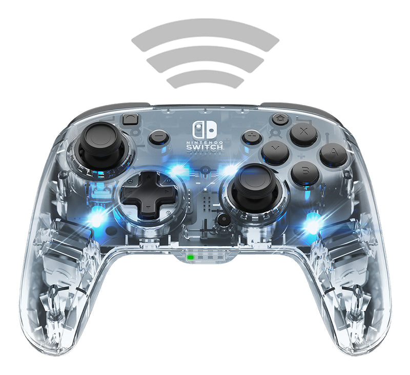 PDP Afterglow Schwarz, Transparent Gamepad Analog / Digital Nintendo Switch, Nintendo Switch Lite, Nintendo Switch OLED